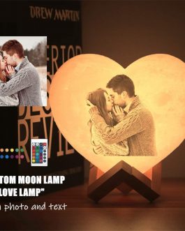 Knostic Moon lamp with Photo 3D Personalized Photo Lamp